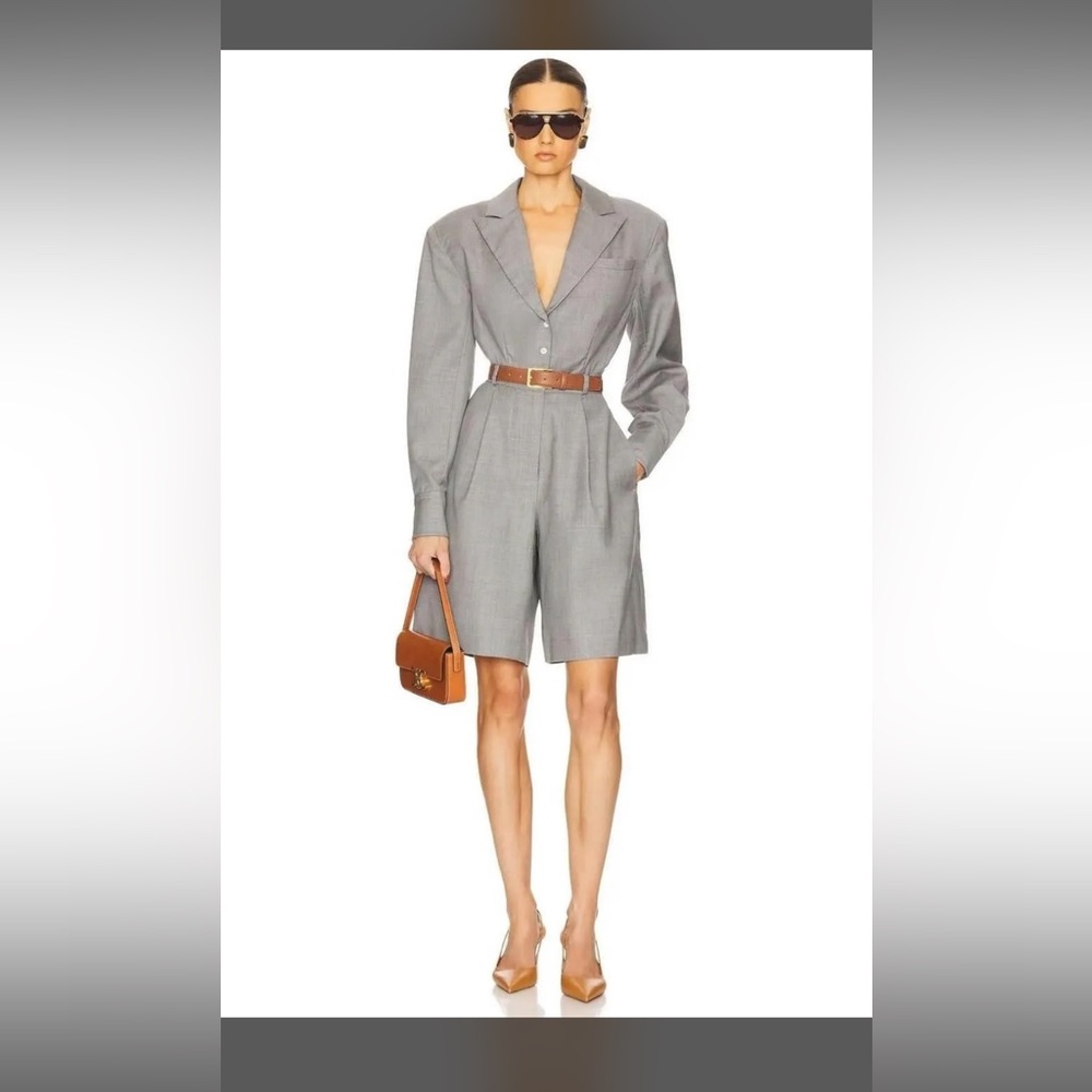 NWT HELSA THE SHORT MEETING JUMPSUIT StyleHEJS10-U25 ColorHEATHER GREY Size: XS